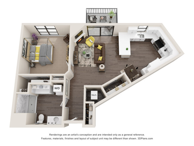 Floorplan - Encore @ White Oaks Apartments