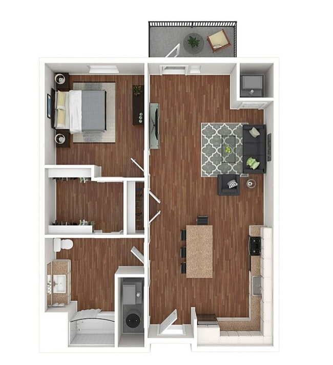 A4 3D Floorplan - Maple and Main
