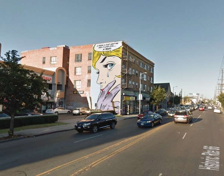 Looking east from Western Ave. - 5425 Santa Monica Blvd