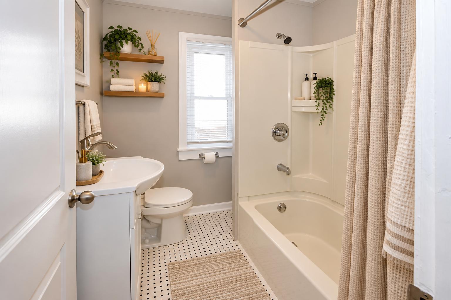 BATHROOM FURNISHED - 106 Haines Ave