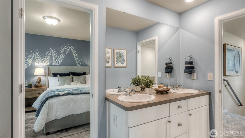 jack and Jill bathroom - 3420 80th Ave NE