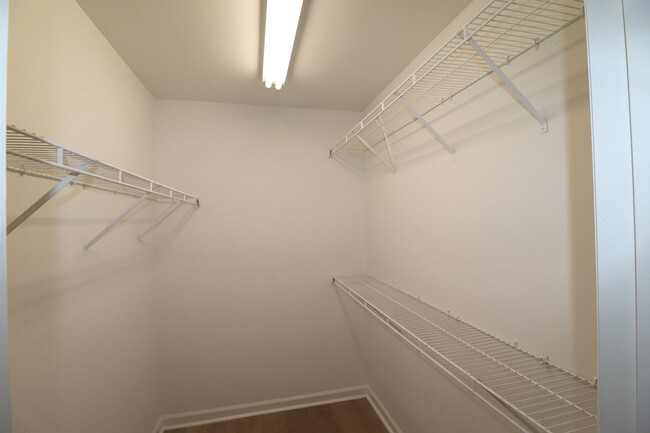 Walk in closet in Owners suite - 1304 Poplar Ridge Rd