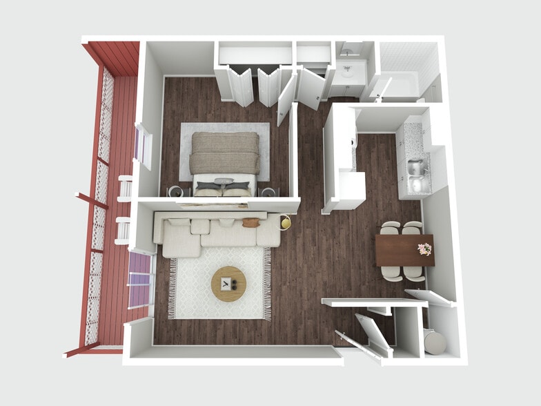 Floorplan - North Hills Apartments