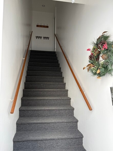 stairs required to apt front door - 389 Goodwyn Coulee Rd