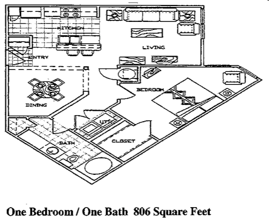 1BR/1BA - Marketplace Apartments