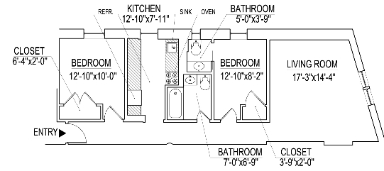 Apartment 2B - Terrace Court