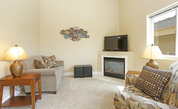 Gas Fire Place in all Homes - Cedar Crossing