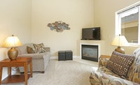 Gas Fire Place in all Homes - Cedar Crossing