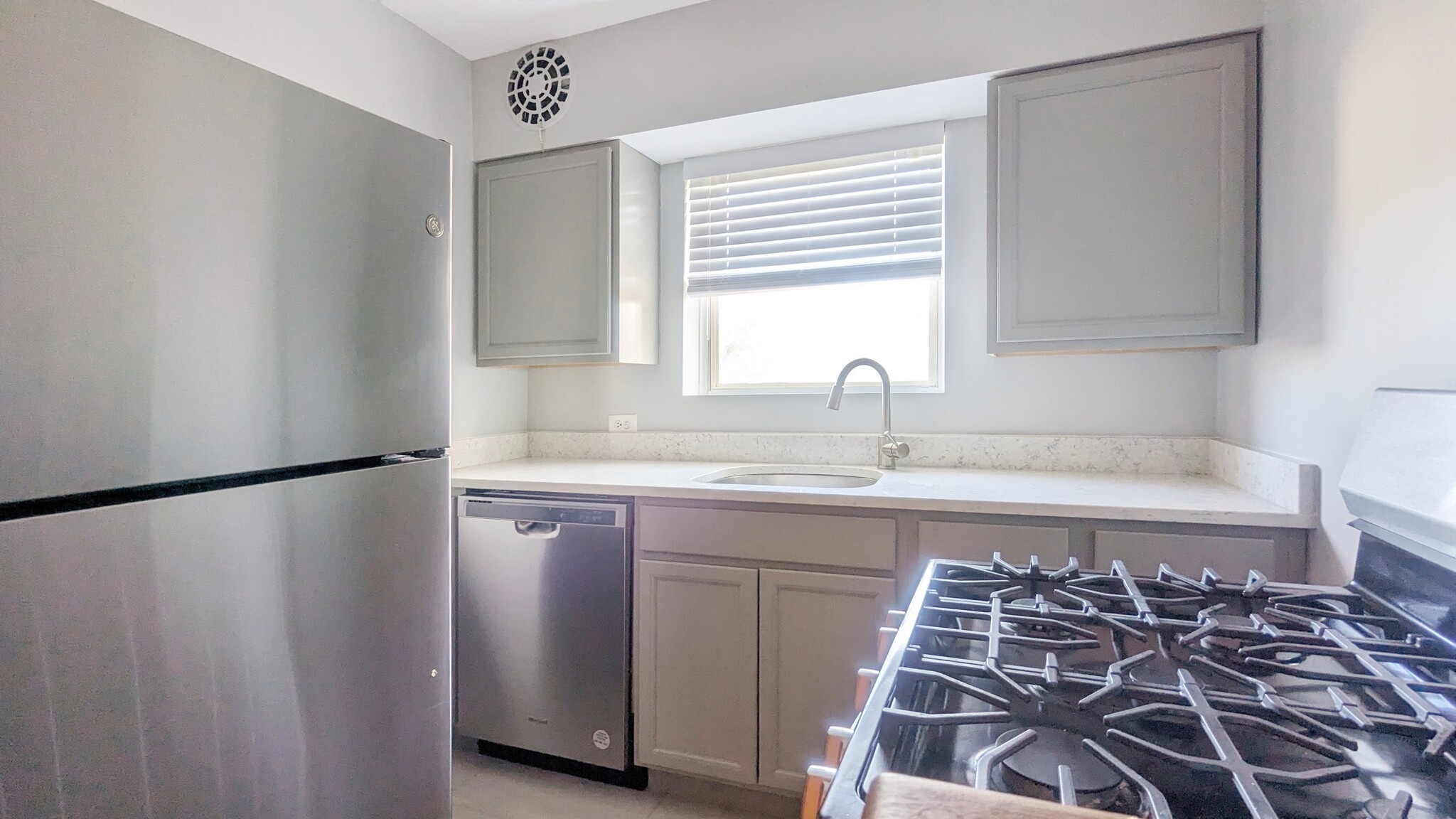 Kitchen with Stainless Steel Appliance - 2822 Victoria Ave