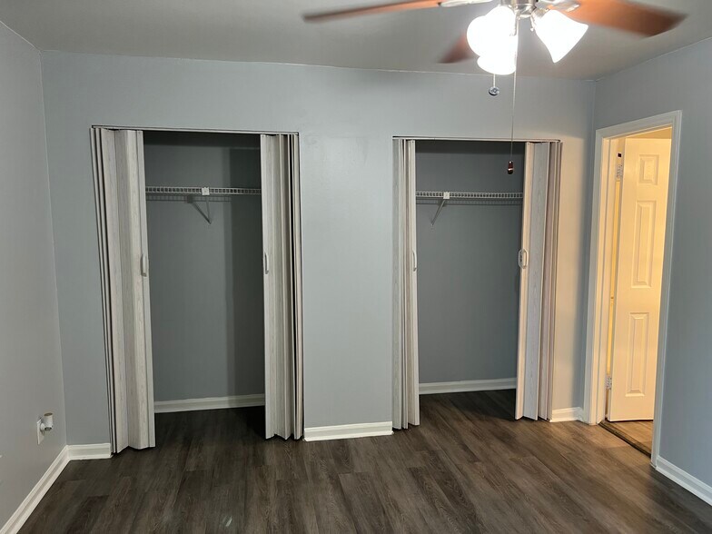 Primary bedroom dual closets - 6419 Baker Ct