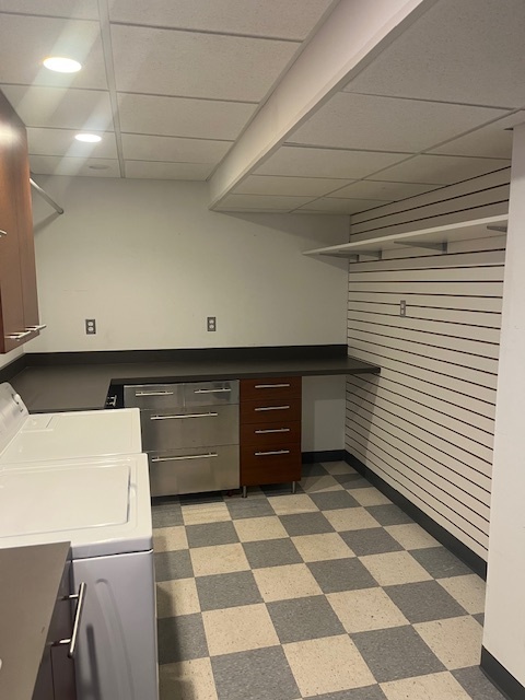 Back basement room with washer/dryer and storage - 5534 Rinker Cir
