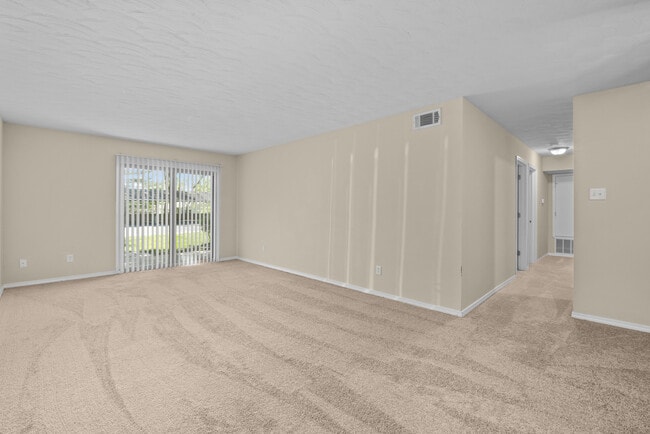 Deerfield Apartments | Two Bedroom Garden Deluxe-Remodel | Living & Dining Space - Deerfield Apartments