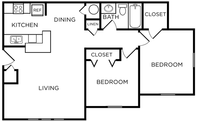 Floorplan - Westbury Mews Apartments