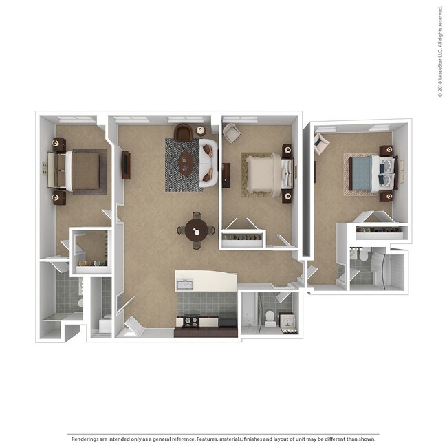 Floorplan - The Apartments at Boott Mills