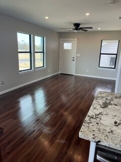 Living room from kitchen - 2626 W Ashby Plz