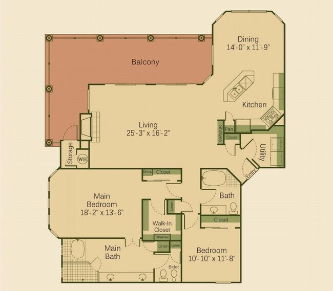 Floorplan - The Langdon at Walnut Park
