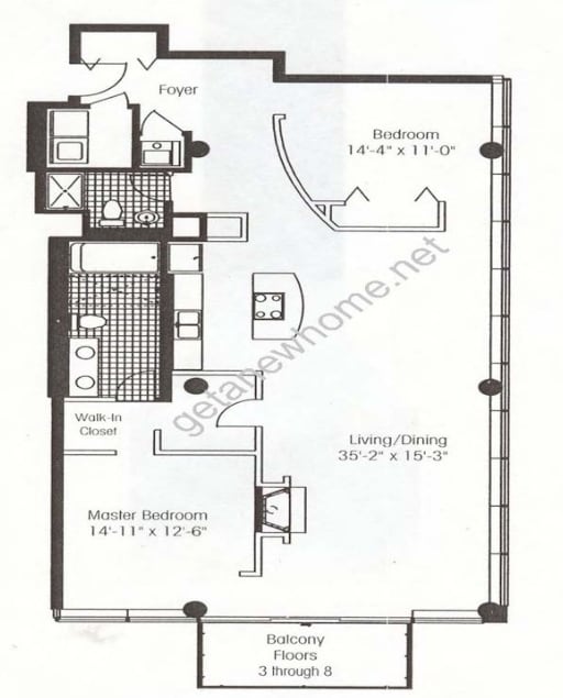 2BR/2BA - Metropolitan Place
