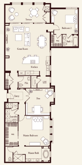 2BR/2.5BA - Terra Bella