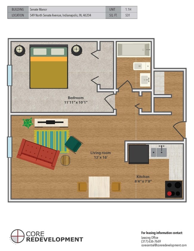 Floorplan - Senate Manor