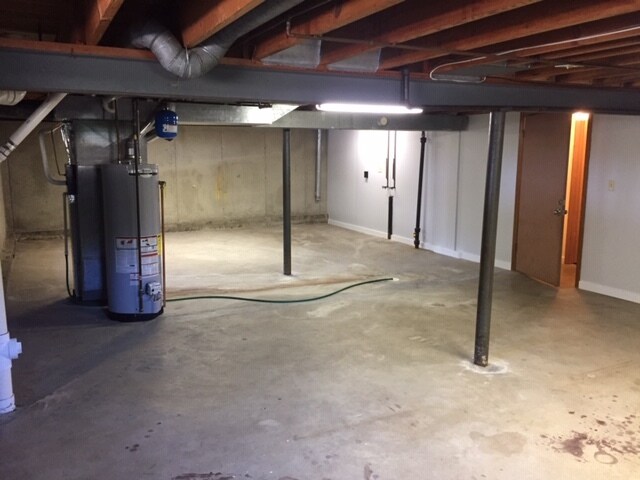 Basement with washer and dryer hook ups - 12601 Blue Ridge Ext