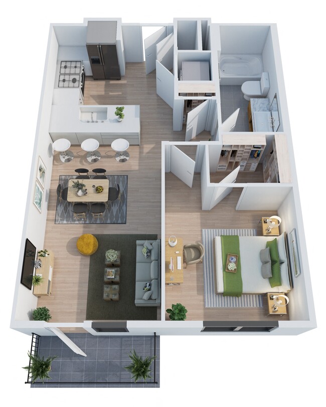 Floorplan - The Riviera on Semmes