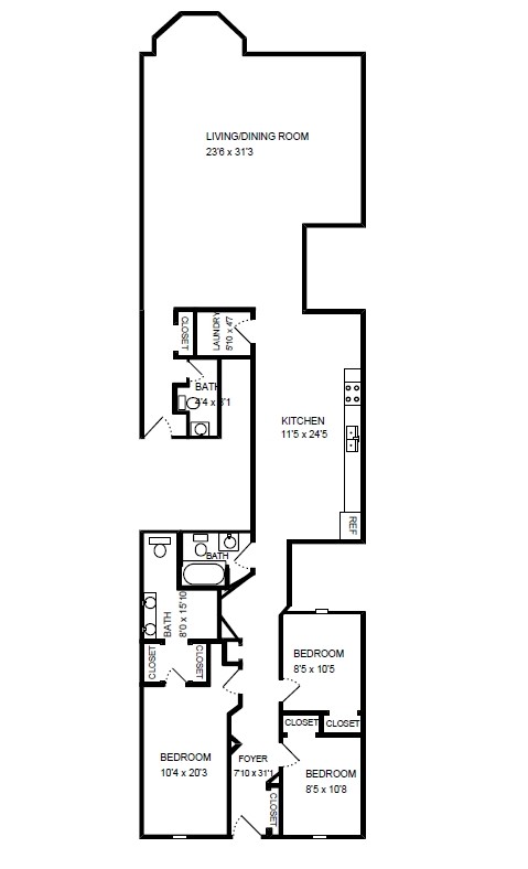 Floorplan - 2140 N Halsted