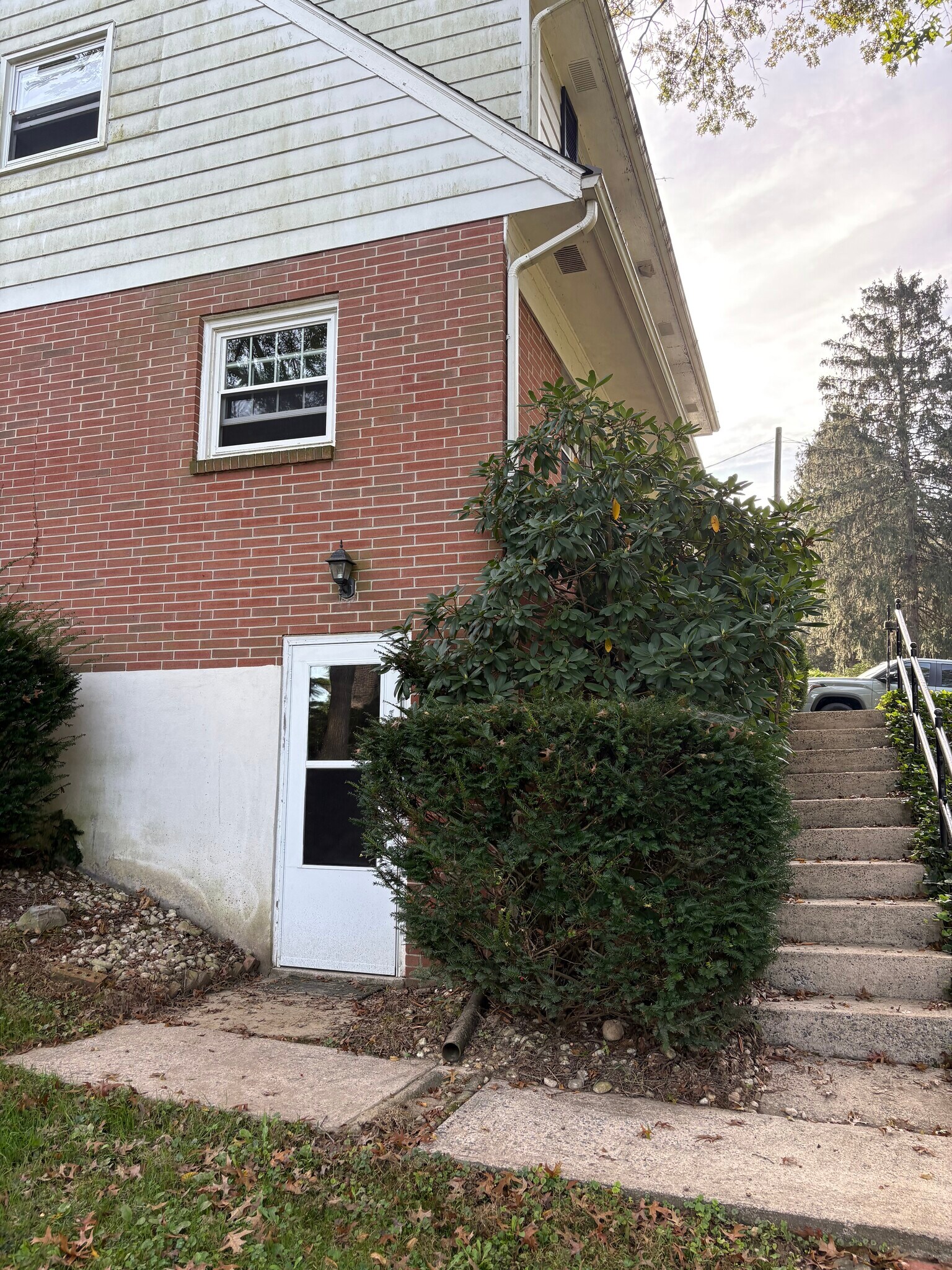 Outside entrance to basement - 60 Leaman Rd