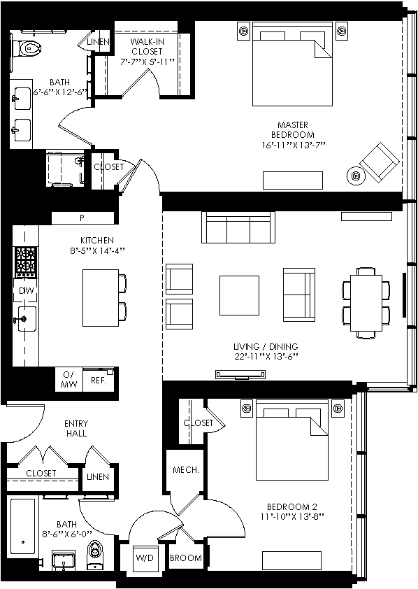 Floorplan - Apartments at Westlight