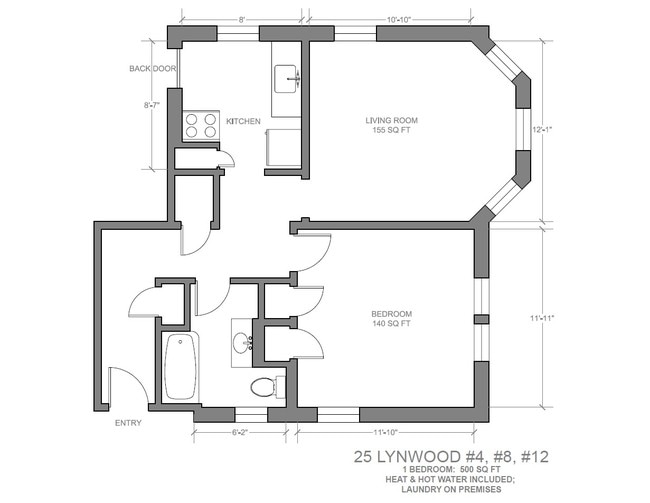 Floorplan - 25 Lynwood Place, #5, #9, 12