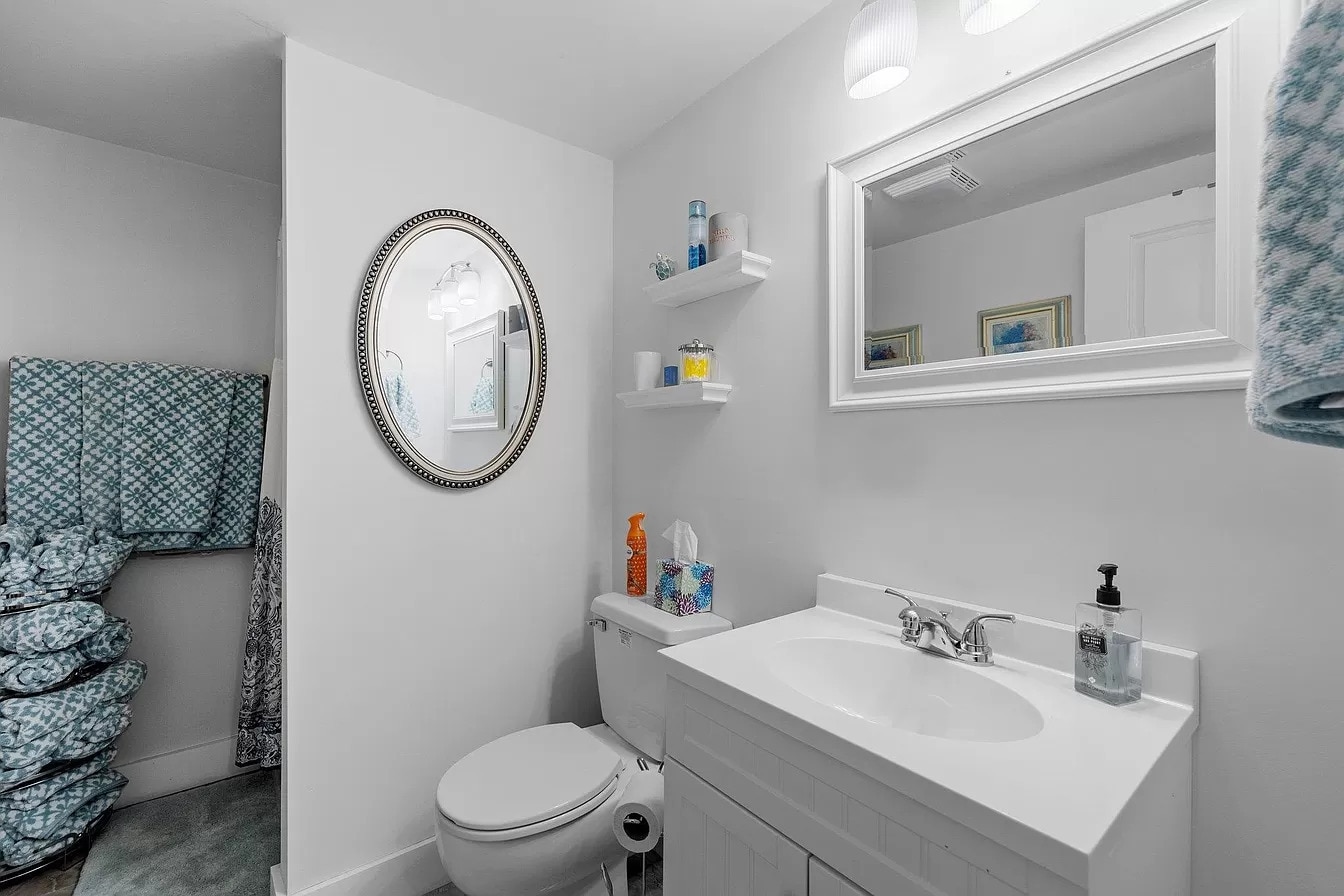 downstairs bath - 8 Edgewood Ter