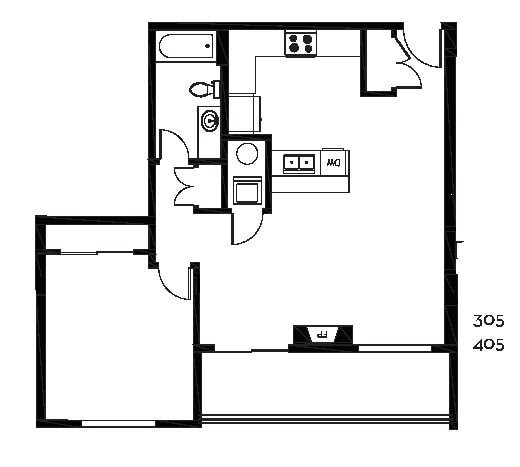 305 & 405 - Flora Flats