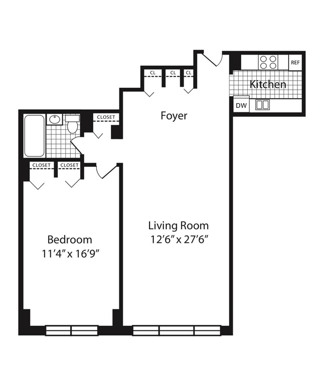 Floorplan - The Ashford NYC