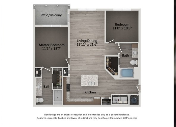 Floorplan - Oakwood Flats