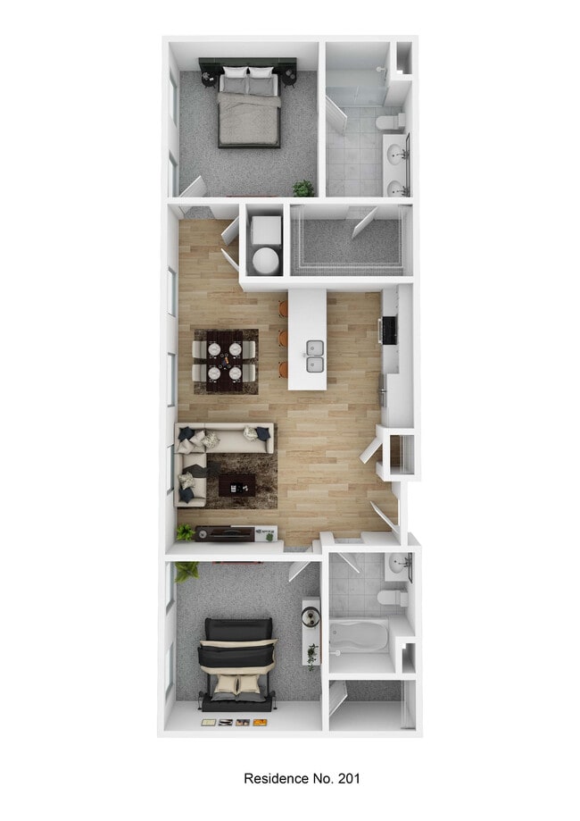 Residence No. 201 - Market and Main-min - Market & Main