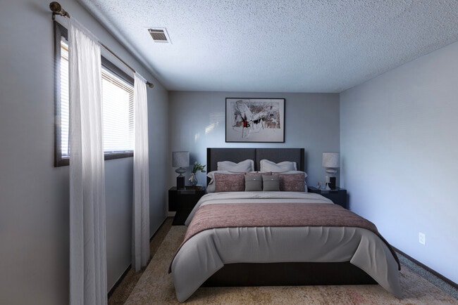 Staged Bedroom - Eagle Ridge Apartments