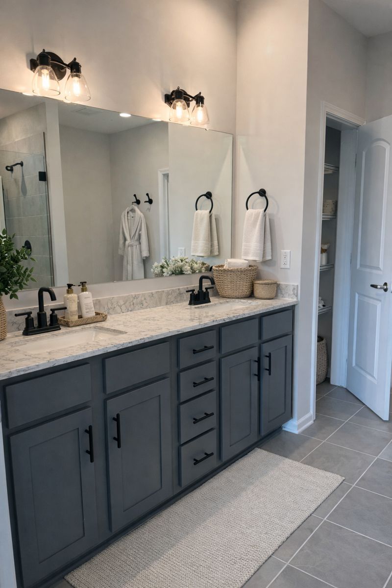 main bathroom sink staged - 4455 Reed Creek Dr