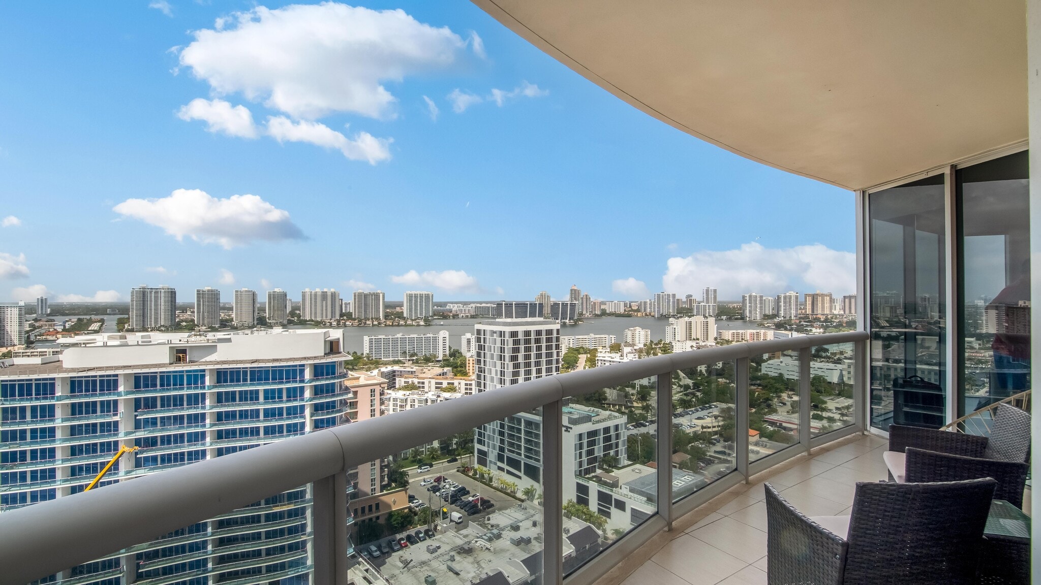 View from Kitchen Balcony - 17555 Collins Ave