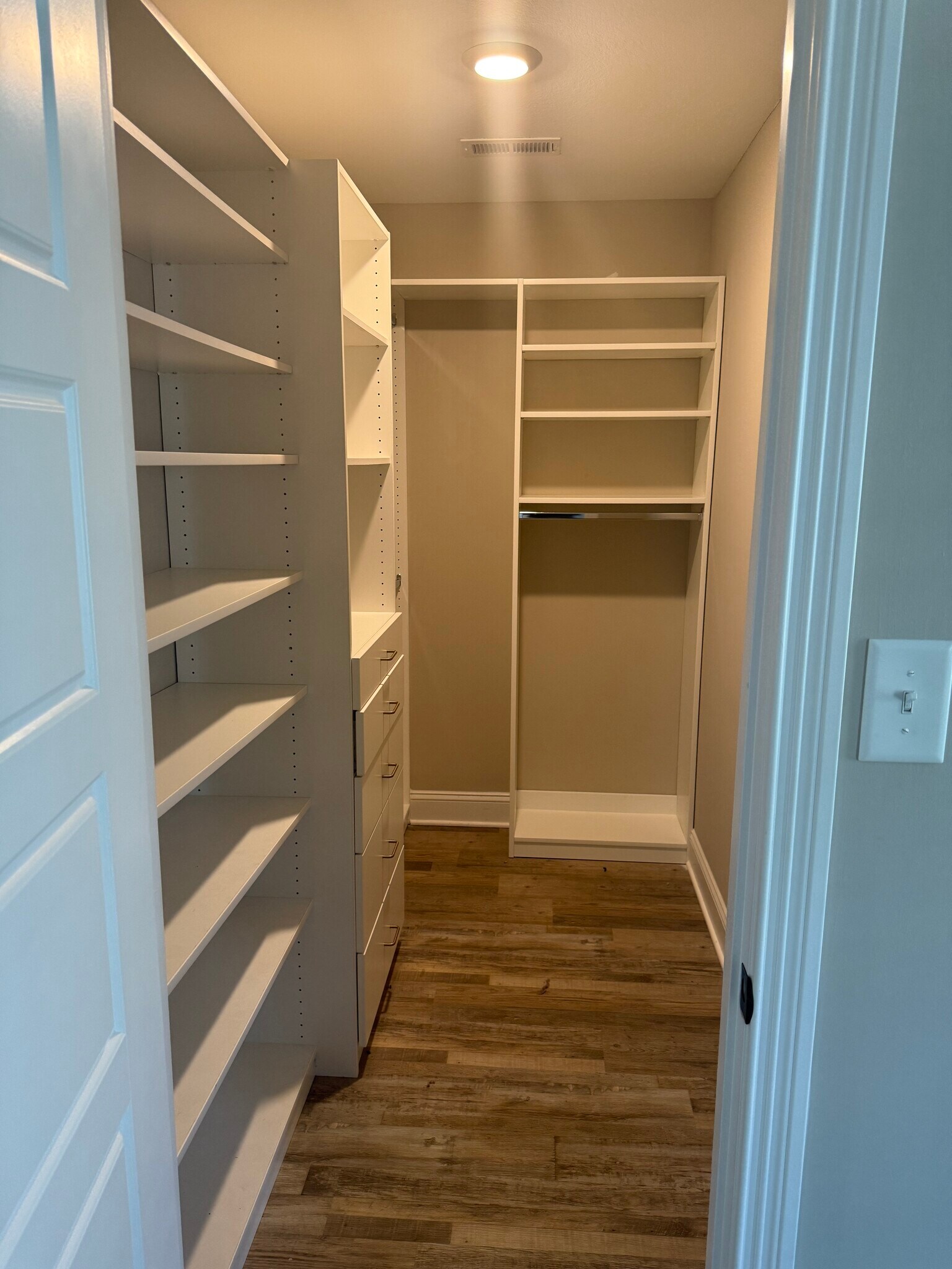 Primary Suite Closet - 1100 Cardinal Creek Dr