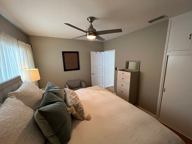 Current — bedroom 1 facing door - 4222 Jasmine Ave