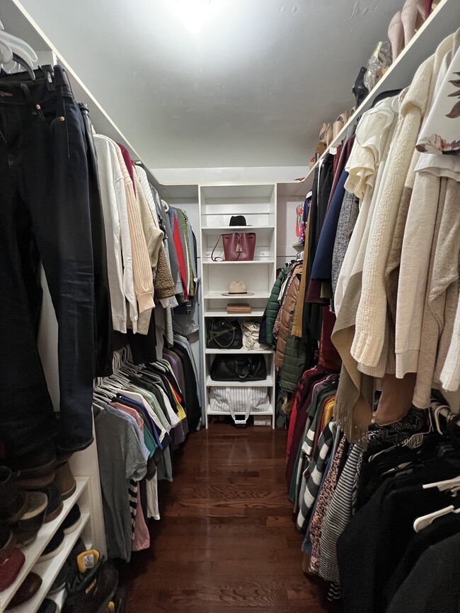 Huge walk-in bedroom closet - 140 Doxbury Ln