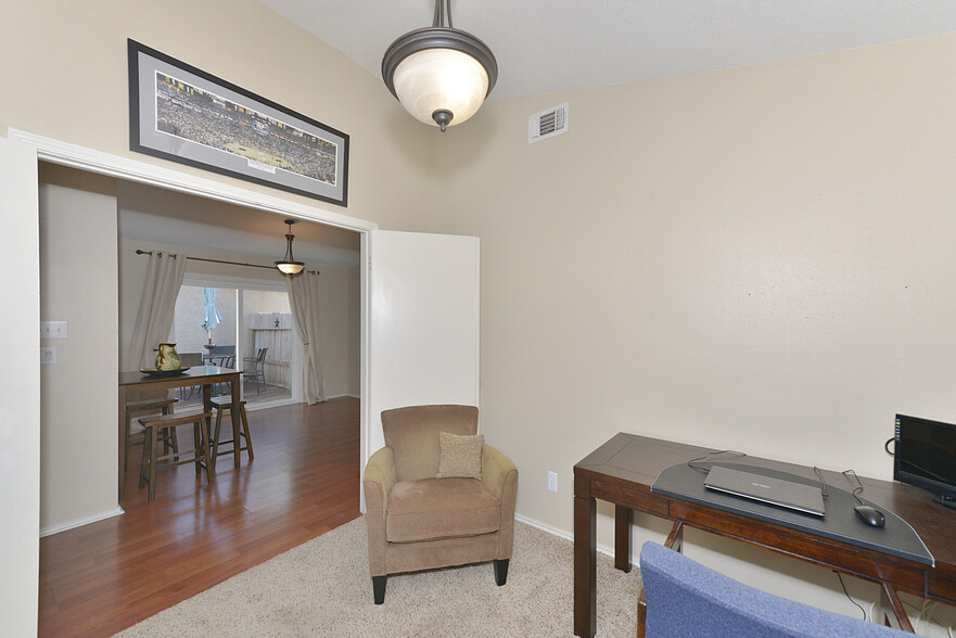Study looking out - 13035 Brook Garden Ln