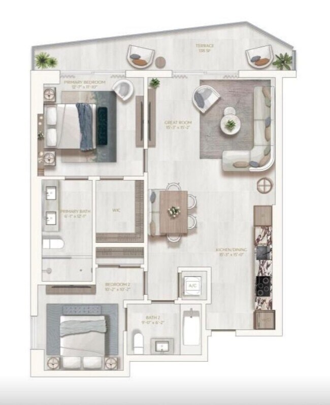 Building Photo - Fully furnished 2-bedroom residence in the heart of Brickell.