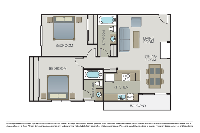Plan 2A - The Village at Toluca Lake