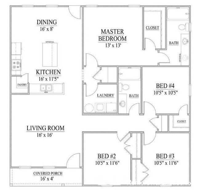 Building Photo - Newly built 4 bedroom 2 bath