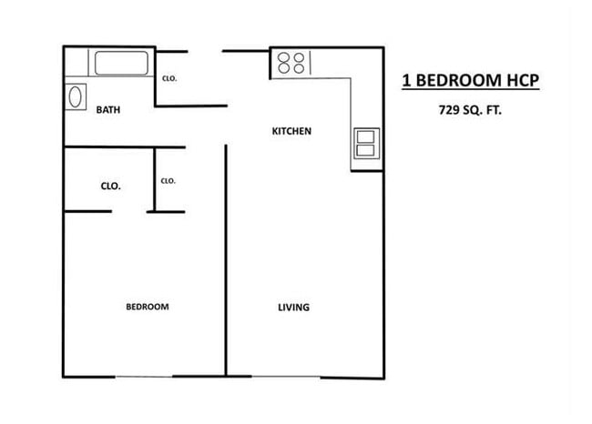 Floorplan - Sunrise Court Apartments