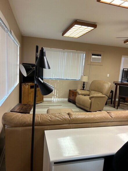 leather sofa sleeper & recliner - 630 NW 7th Ave