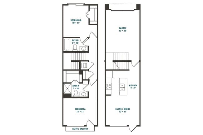 Lunar 2x2 987 - Northside Apartments
