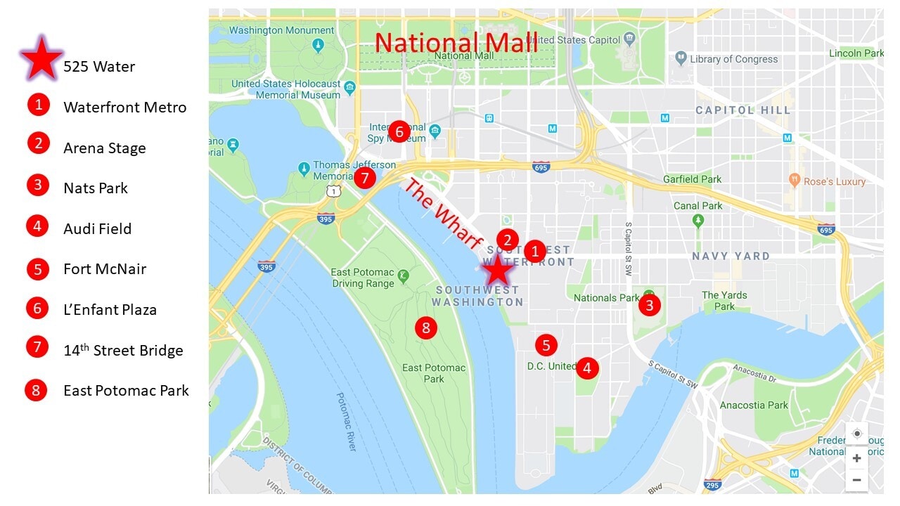 Building location - 525 Water St SW