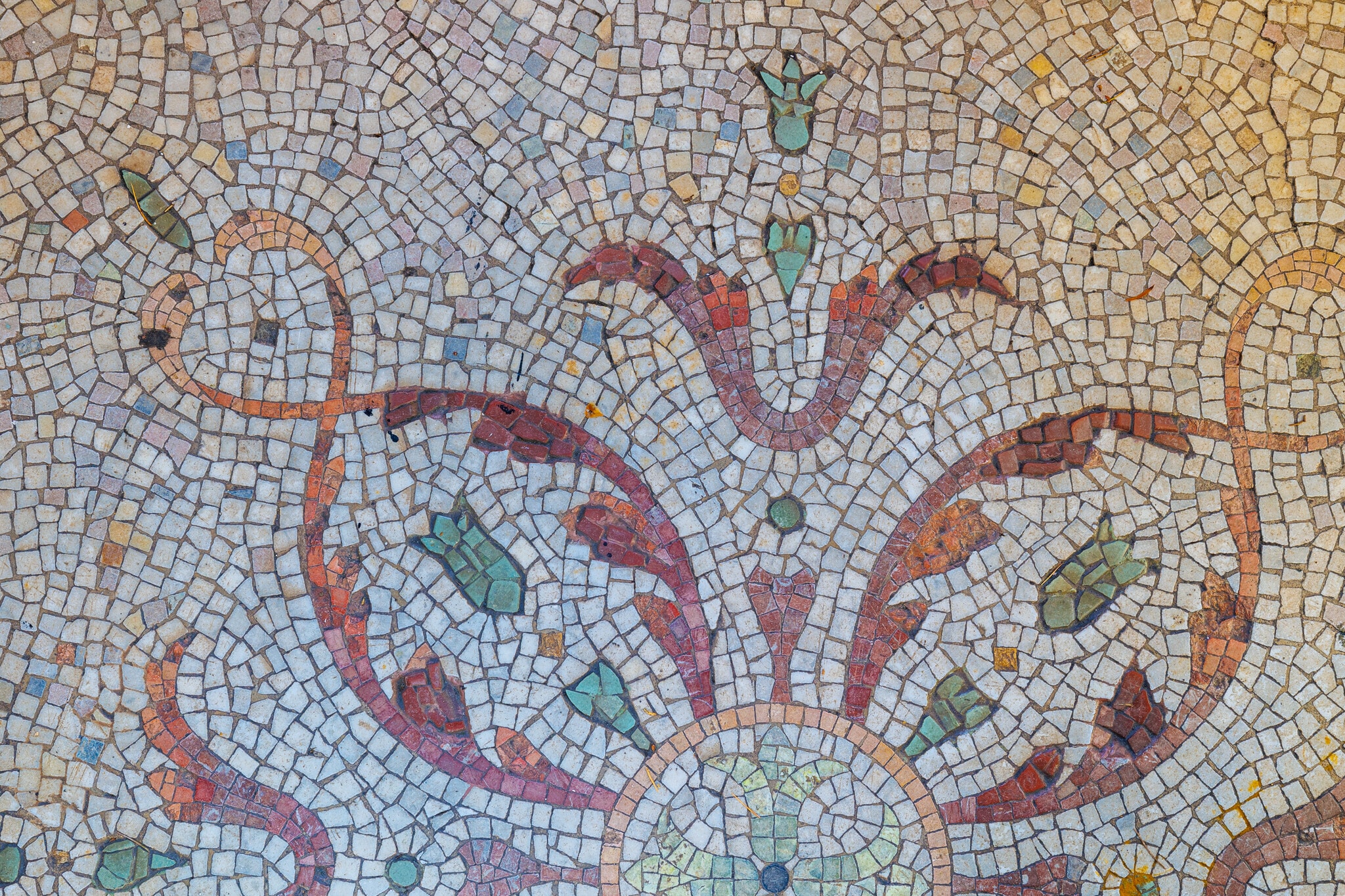 MARBLE MOSAIC INLAID FRONT PORCH - 2398 Broadway