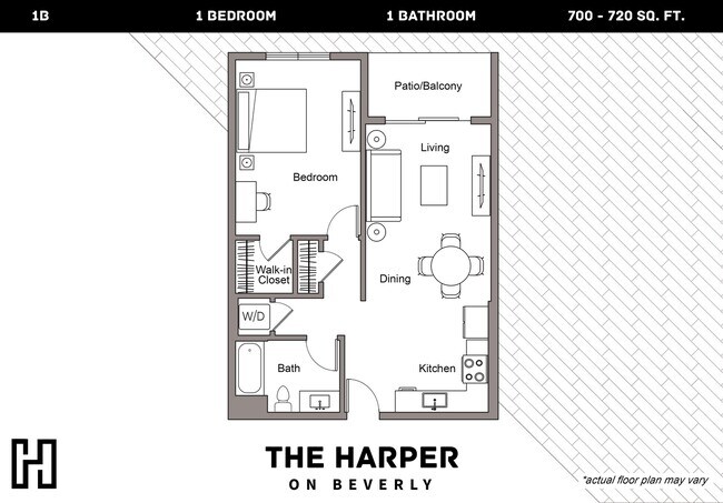 Floorplan - The Harper on Beverly